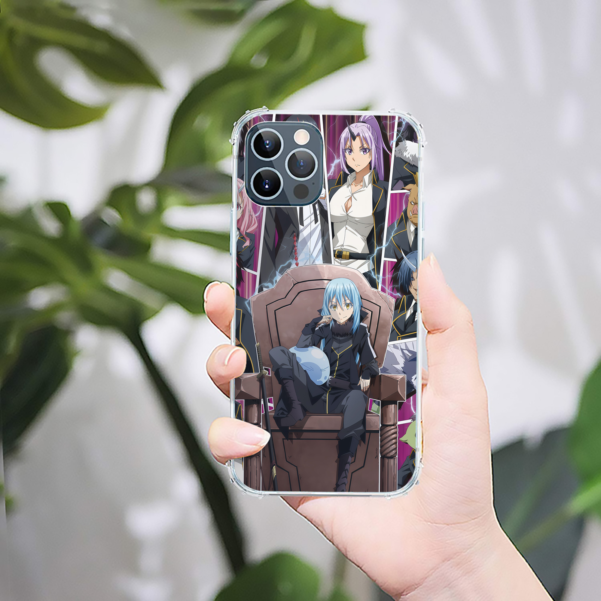 （画像用） 転スラ Regarding Reincarnated to Slime 【iPhone 12シリーズ対応】透明スマホケース（クリアソフトケース）
